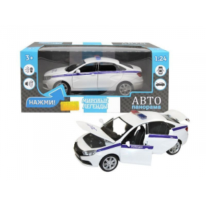 1:24 Lada Vesta полиция ДПС c инерционным механизмом
