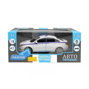 1:24 Lada Vesta полиция ДПС c инерционным механизмом