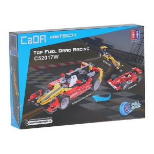 Конструктор - драгстер c инерционным механизмом Double Eagle C52017W (151 деталь)