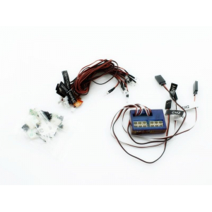 Комплект освещения G.T.Power (12 светодиодов, 4 режима) с блоком управления