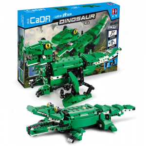 Конструктор моноблочный - 2 в 1 динозавр/крокодил Double Eagle C51035W (450 деталей)