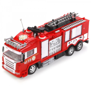 1:24 Пожарная машина 40 см, свет, звук, стреляет водой - 666-192NA