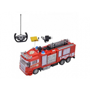 1:24 Пожарная машина 40 см, свет, звук, стреляет водой - 666-192NA