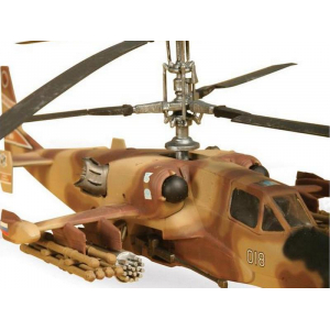 1:72 Сборная модель ZVEZDA Российский ударный вертолет "Ночной охотник", подарочный набор