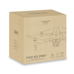 Квадрокоптер SJRC F22 S2 PRO+ OAS EIS с видеокамерой 4K в сумке, 2-Axis Gimbal, FPV - 5G Wi-Fi, GPS