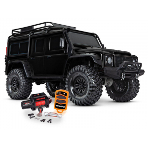 1:10 Traxxas TRX-4 Land Rover Defender, (лебедка в комплекте), Brushed, 4WD, 2.4Ghz