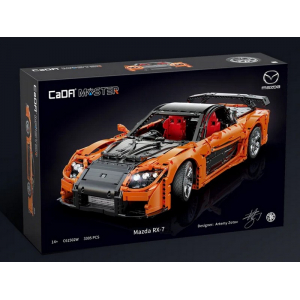 Конструктор модульный - спорткар Mazda RX-7 1:8 CaDA Master Double Eagle C61502W (3305 деталей), 2.4Ghz