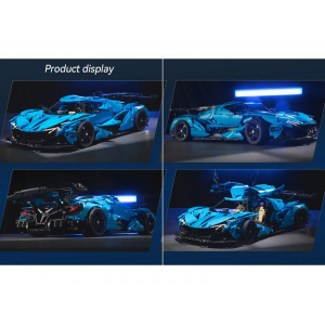 Конструктор - спорткар V12 Hypercar Double Eagle C64003W (3865 деталей)