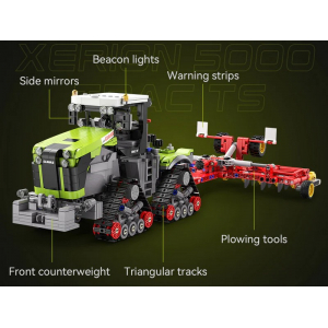 Конструктор - 1:32 трактор CLAAS XERION 5000 TRAC TS Double Eagle C65012W (1336 деталей)