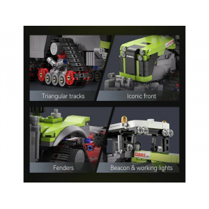 Конструктор - 1:32 трактор CLAAS XERION 5000 TRAC TS Double Eagle C65012W (1336 деталей)