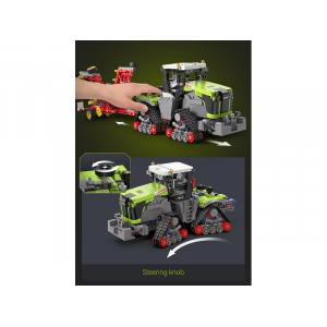 Конструктор - 1:32 трактор CLAAS XERION 5000 TRAC TS Double Eagle C65012W (1336 деталей)