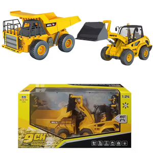 1:24 Набор бульдозер-погрузчик и самосвал Huina
