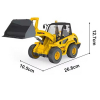 1:24 Фронтальный погрузчик HuiNa 1518, 9 каналов