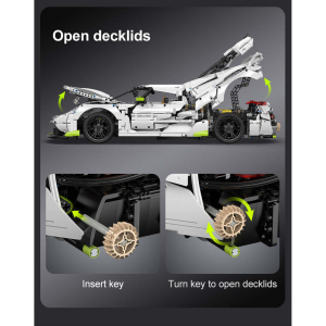 Конструктор - 1:8 спорткар Fantasma Double Eagle C61048W (4346 деталей)