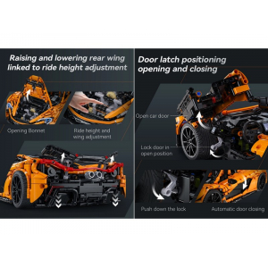 Конструктор - 1:10 спорткар Assassin XR Double Eagle C61513W (3617 деталей)