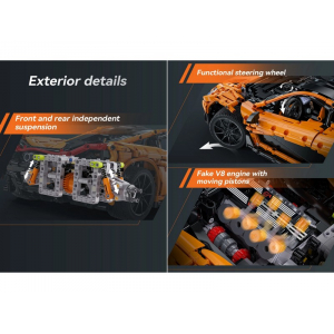 Конструктор - 1:10 спорткар Assassin XR Double Eagle C61513W (3617 деталей)