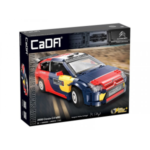 Конструктор модульный - раллийный автомобиль 2008 Citroen C4 WRC 1:12 Double Eagle C62005W (1569 деталей), (рекомендуется докупить набор электроники)