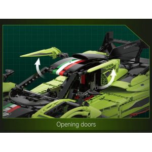 Конструктор модульный - спорткар Phantom Wing 1:10 Double Eagle C63009W (1817 деталей), (рекомендуется докупить набор электроники)