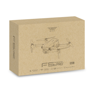 Квадрокоптер SJRC F5S Plus с видеокамерой 4K в сумке, GPS