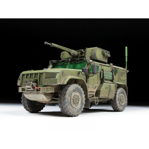 1:35 Сборная модель ZVEZDA Российский бронеавтомобиль Тайфун ВДВ 4*4 К-4386 с БМДУ