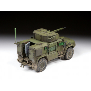 1:35 Сборная модель ZVEZDA Российский бронеавтомобиль Тайфун ВДВ 4*4 К-4386 с БМДУ