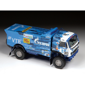 1:72 Сборная модель ZVEZDA Автомобиль KAMAZ-43509 "KAMAZ-master"
