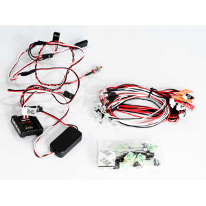 Комплект освещения G.T.Power (8 светодиодов, 6 режимов) с блоком управления