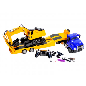 1:26 Тягач MACK с тралом Double Eagle E665-003, 2.4Ghz