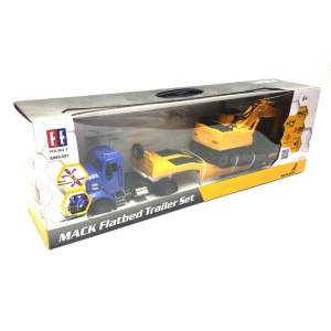 1:26 Тягач MACK с тралом Double Eagle E665-003, 2.4Ghz