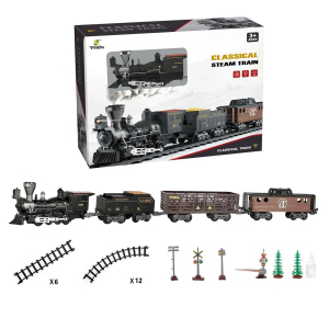 Железная дорога Fenfa с паром, свет, звук - 1613A